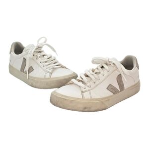 Veja Campo Sneakers Chrome-Free Leather White Women’s Size 7
